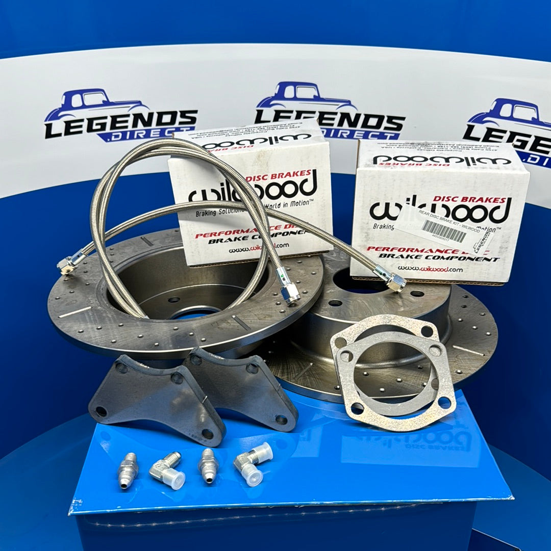 REAR DISC BRAKE KIT - WILWOOD - The kit does not include brake pads. INEX USLC