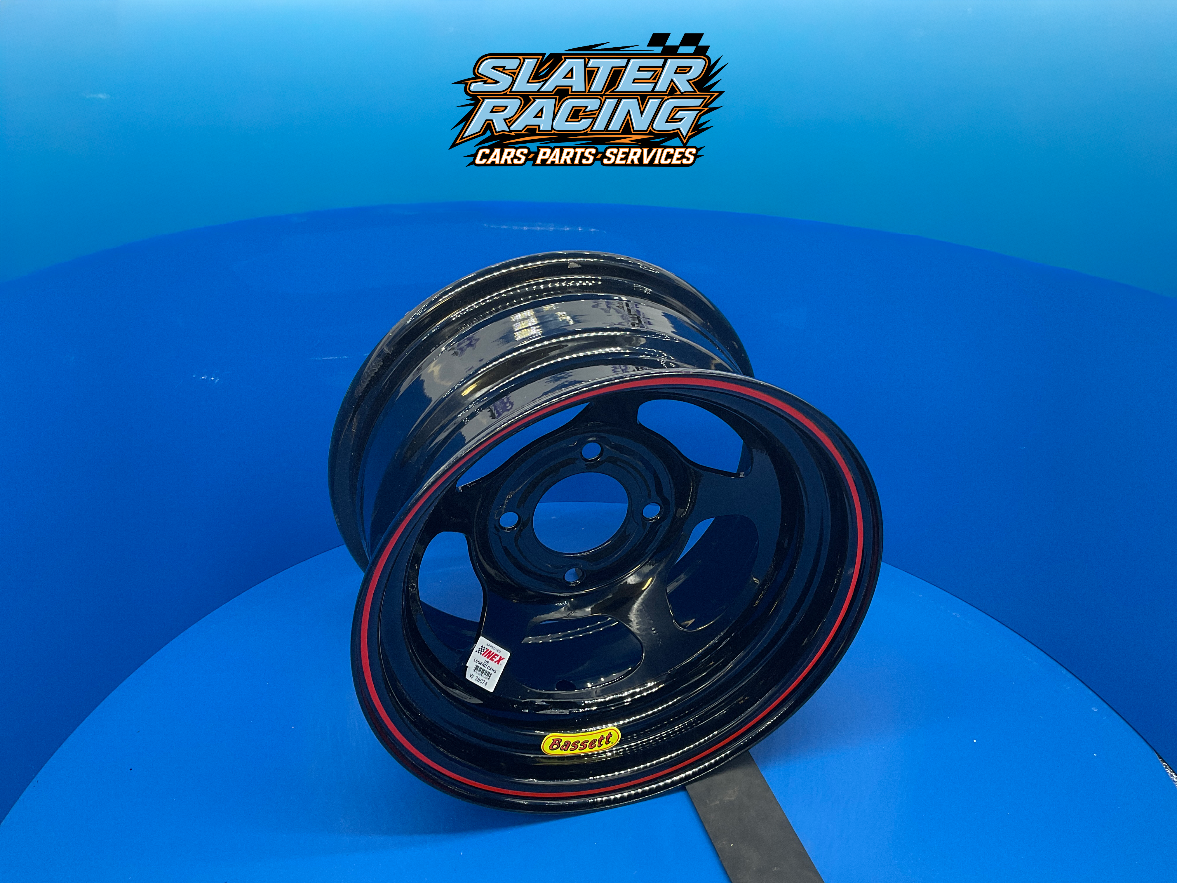 Bassett 13Lb Inex Wheel - Black – Slater Racing