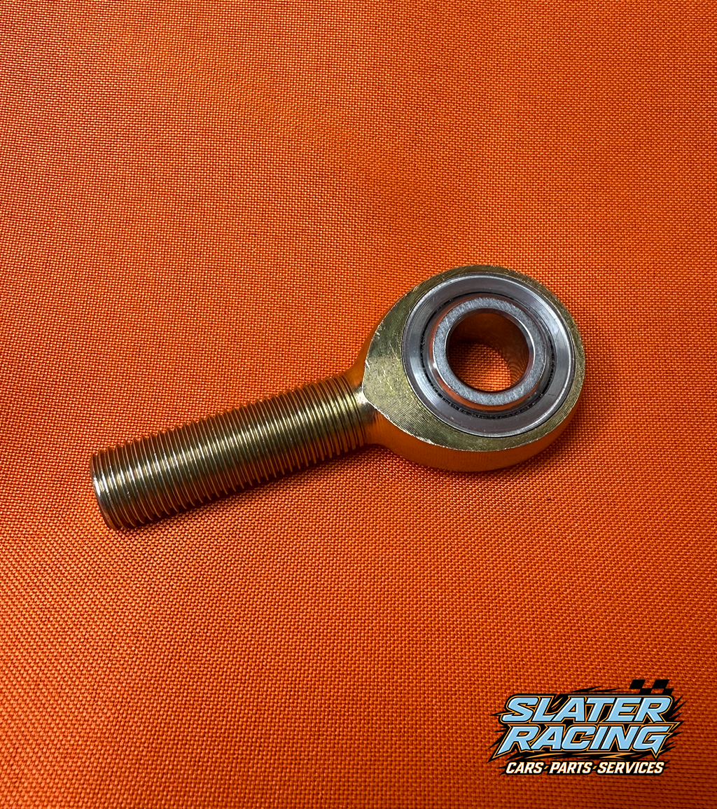 1/2" X 1/2" 3-Piece Steel Heim (Gold)