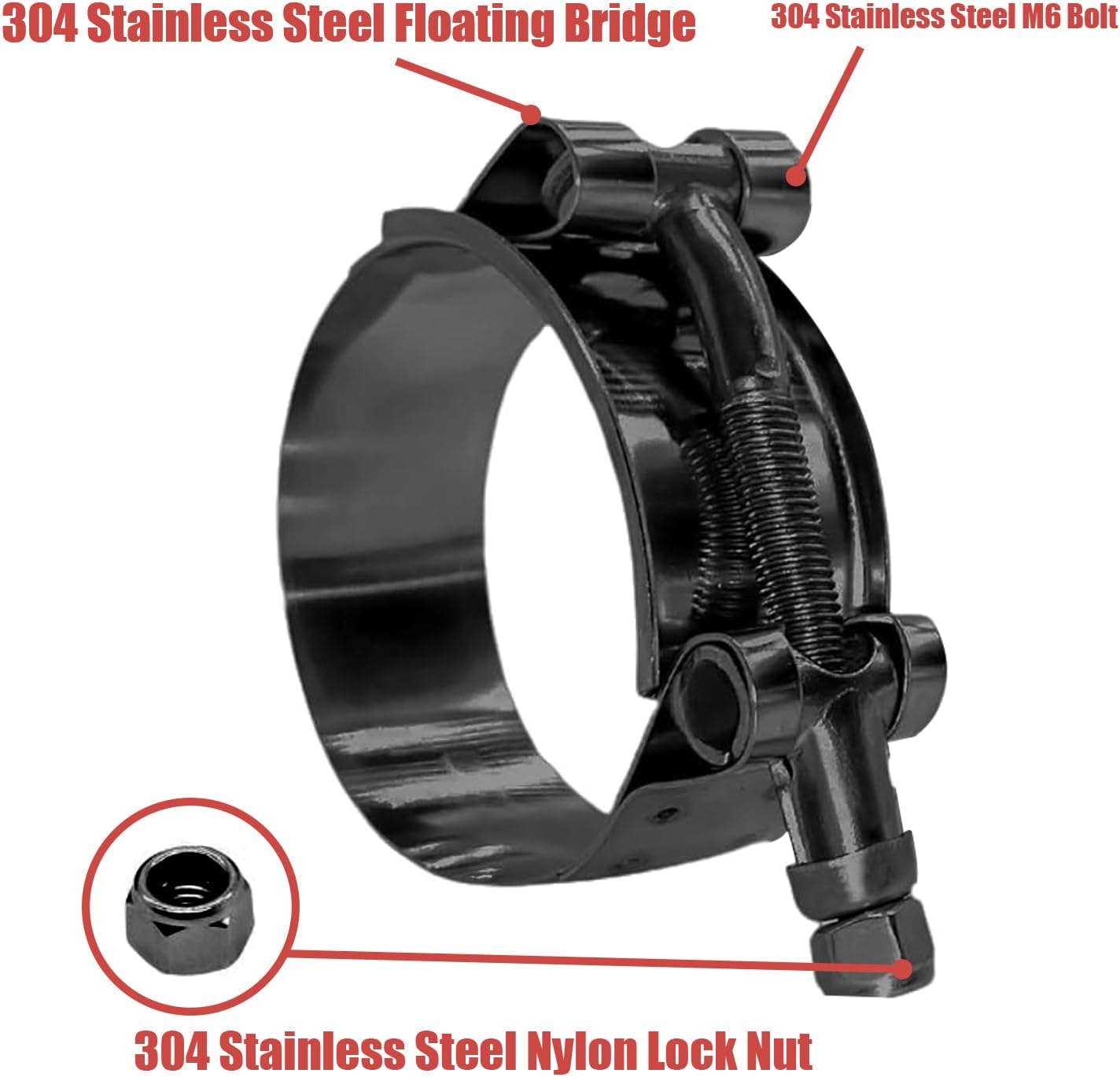 Heavy Duty Black Radiator Hose Clamp