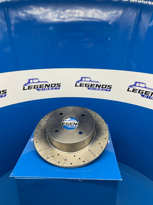 Rear Brake Rotor Slotted MBM