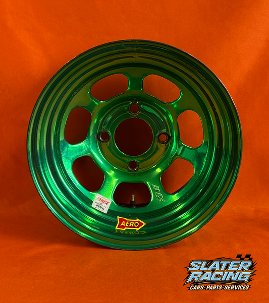 Aero 13Lb Inex Wheel - Green Chrome