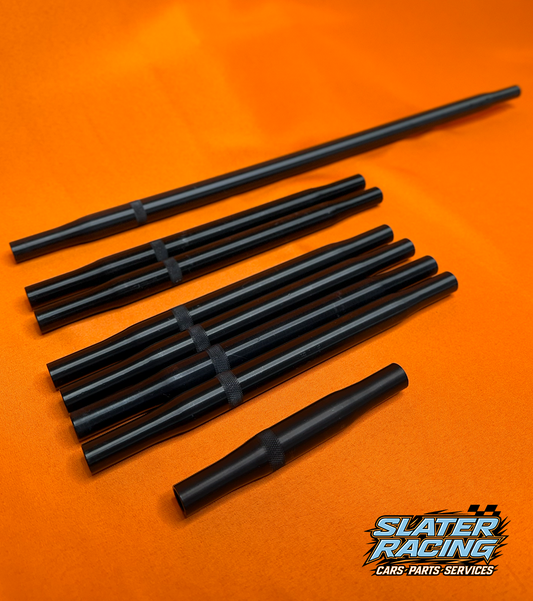 Radius Rod Package, Black Anodized | Legend Car