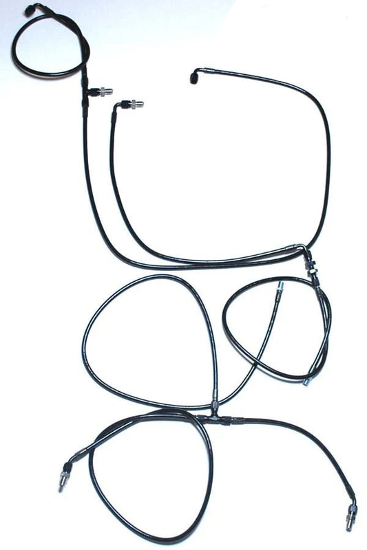 Full Braided Brake Line Kit with Bias to Rear | Legend Car 