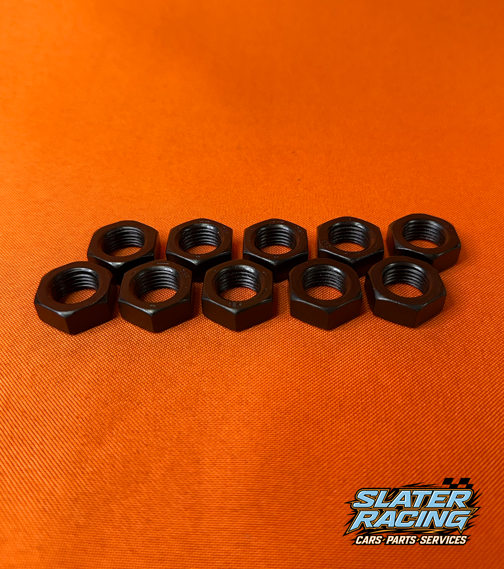 1/2 Inch Jam Nut- Black Oxide