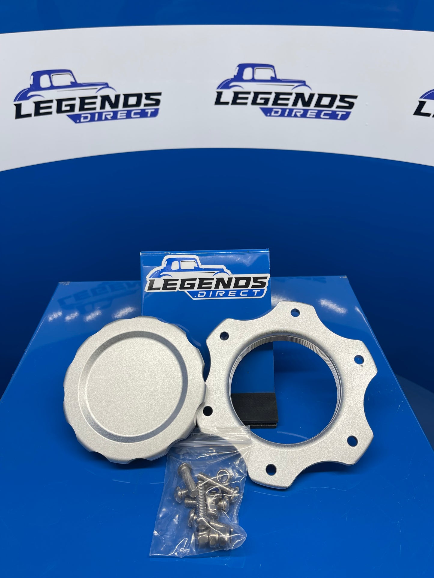 Billet Fuel Cell Cap - Silver