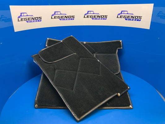 Door Panel Padded 34 Coup/Black (Sold As A Set)
